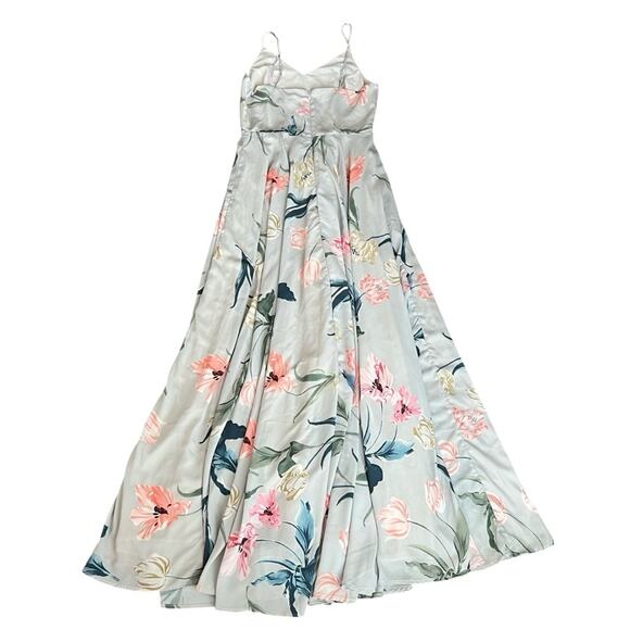 Yumi Kim Revolve Women’s Peace and Love Sage Floral Maxi Dress in Westview Moon - Picture 7 of 13